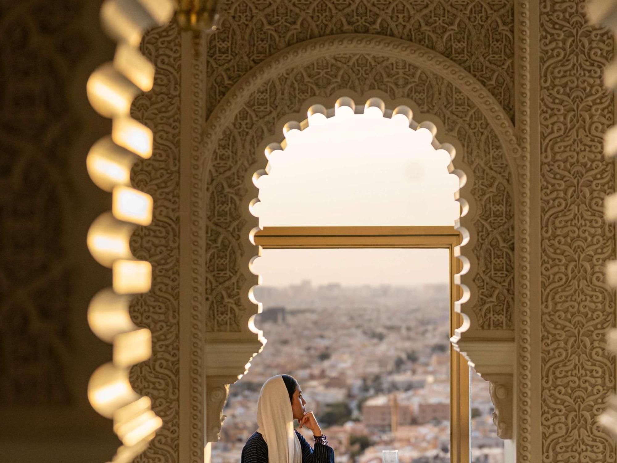 Movenpick Hotel And Residences ริยาดห์ ภายนอก รูปภาพ A Moroccan wedding